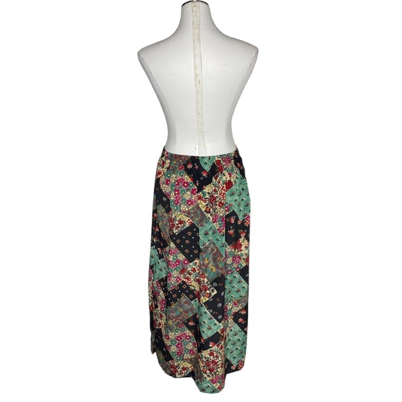 Vintage Patchwork Print Maxi Skirt - Picture 8 of 10
